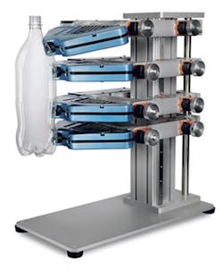 FocalSpec's thickness measurement system for bottles and containers can automatically assess wall thickness at multiple inspection points. FocalSpec's thickness measurement system for bottles and containers can automatically assess wall thickness at multiple inspection points.