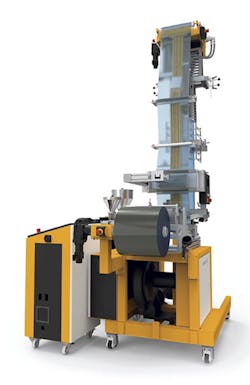 Dr. Collin's new blown film line Dr. Collin's new blown film line