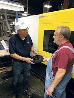 Janeczko, in the ball cap, goes to great lengths to keep i2-tech employees safe on the job. Janeczko, in the ball cap, goes to great lengths to keep i2-tech employees safe on the job.