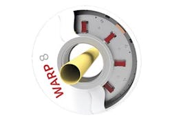 Inoex's inline WARP measuring systems require no contact medium, giving them an advantage over ultrasound systems, which require water or gel as a pass-through. Inoex's inline WARP measuring systems require no contact medium, giving them an advantage over ultrasound systems, which require water or gel as a pass-through.