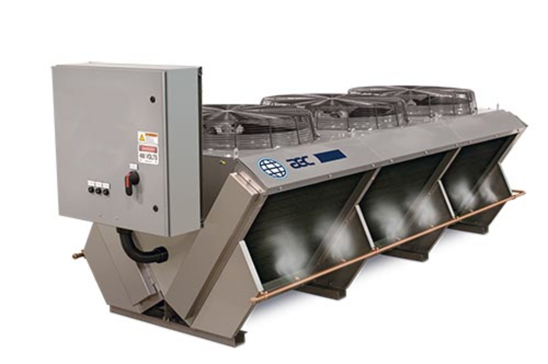 AEC's hybrid adiabatic cooling system monitors environmental conditions at all times and performs in whatever way is most efficient to achieve the desired temperature.