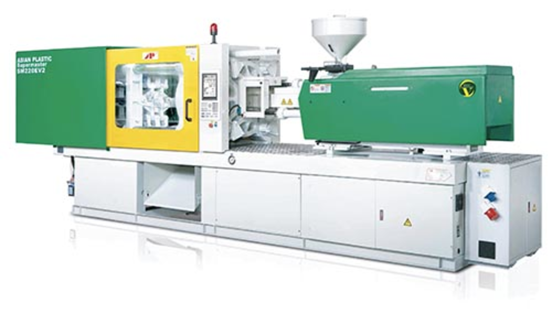 The Super Master EV2 hybrid injection molding machine