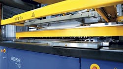 Geiss is offering a new version of its T10 thermoforming machines that is targeted at thin-walled and twin-sheet applications. Geiss is offering a new version of its T10 thermoforming machines that is targeted at thin-walled and twin-sheet applications.