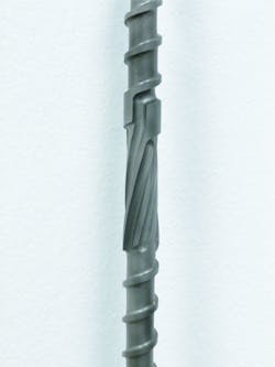 The 3-D Elongator mixing screw/Randcastle Extrusion Systems Inc. The 3-D Elongator mixing screw/Randcastle Extrusion Systems Inc.