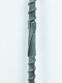 The 3-D Elongator mixing screw/Randcastle Extrusion Systems Inc. The 3-D Elongator mixing screw/Randcastle Extrusion Systems Inc.