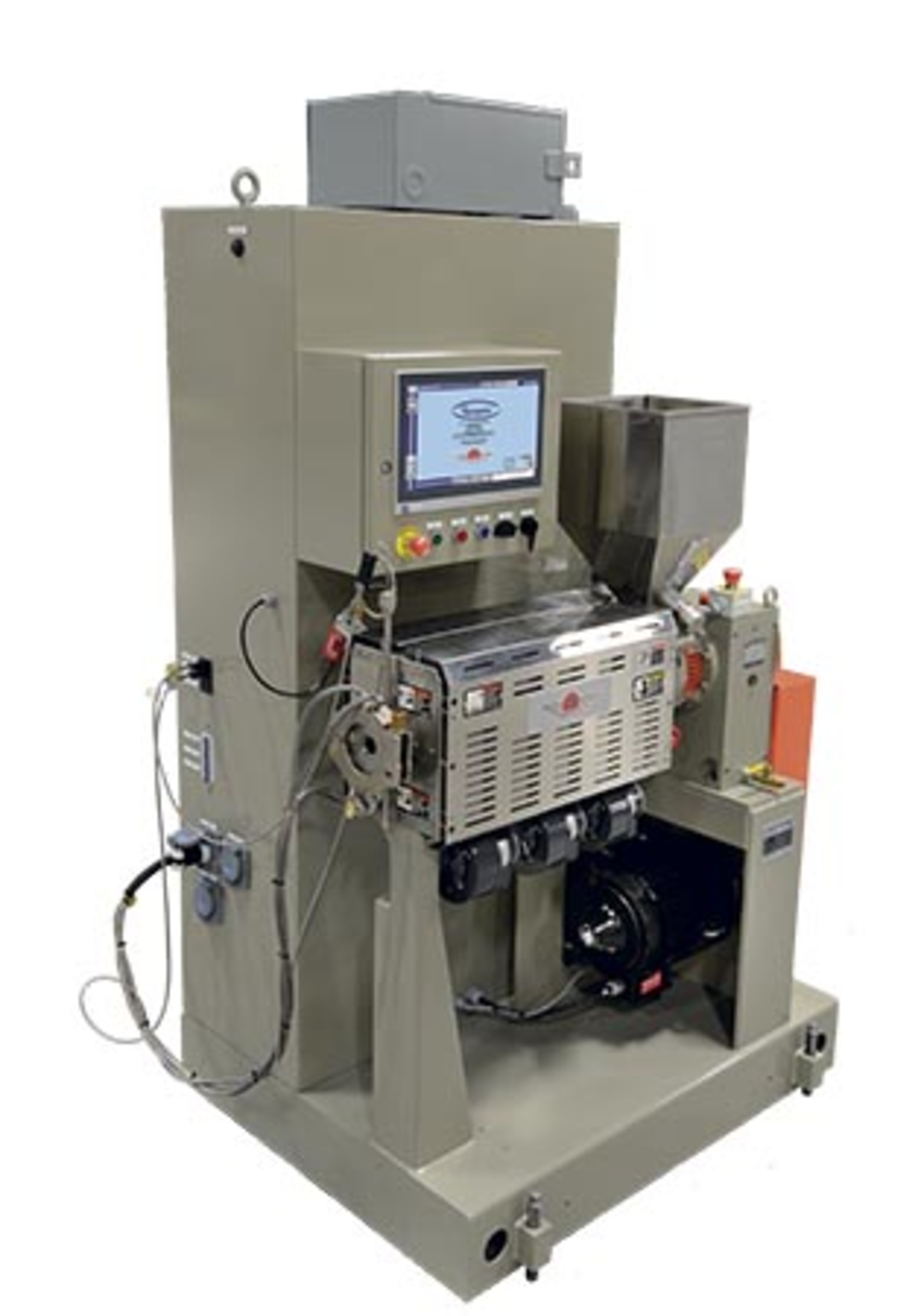 An American Kuhne 1.25-inch extruder with the XC100 Navigator control