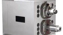 Battenfeld-Cincinnati's MLA 2E3L Bolt feed block is used for the extrusion of three-layer thermoforming sheet.