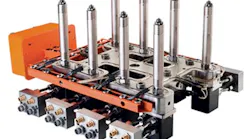 Hasco's H4016 wired hot-runner system uses the company's Vario Shot H6500 high-performance hot-runner nozzle and can be easily mounted on or removed from the mold.