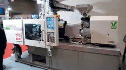 Sodick's MS50 all-electric injection molding machine boasts 55 tons of clamping force.
