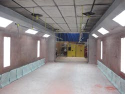 Productive Plastics boasts value-added technologies, including a paint room, above, and oven, which allow the company to paint the parts it thermoforms. Productive Plastics boasts value-added technologies, including a paint room, above, and oven, which allow the company to paint the parts it thermoforms.