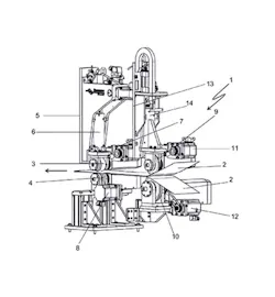 Herrmann's device can weld at least two plastic webs together. Herrmann's device can weld at least two plastic webs together.