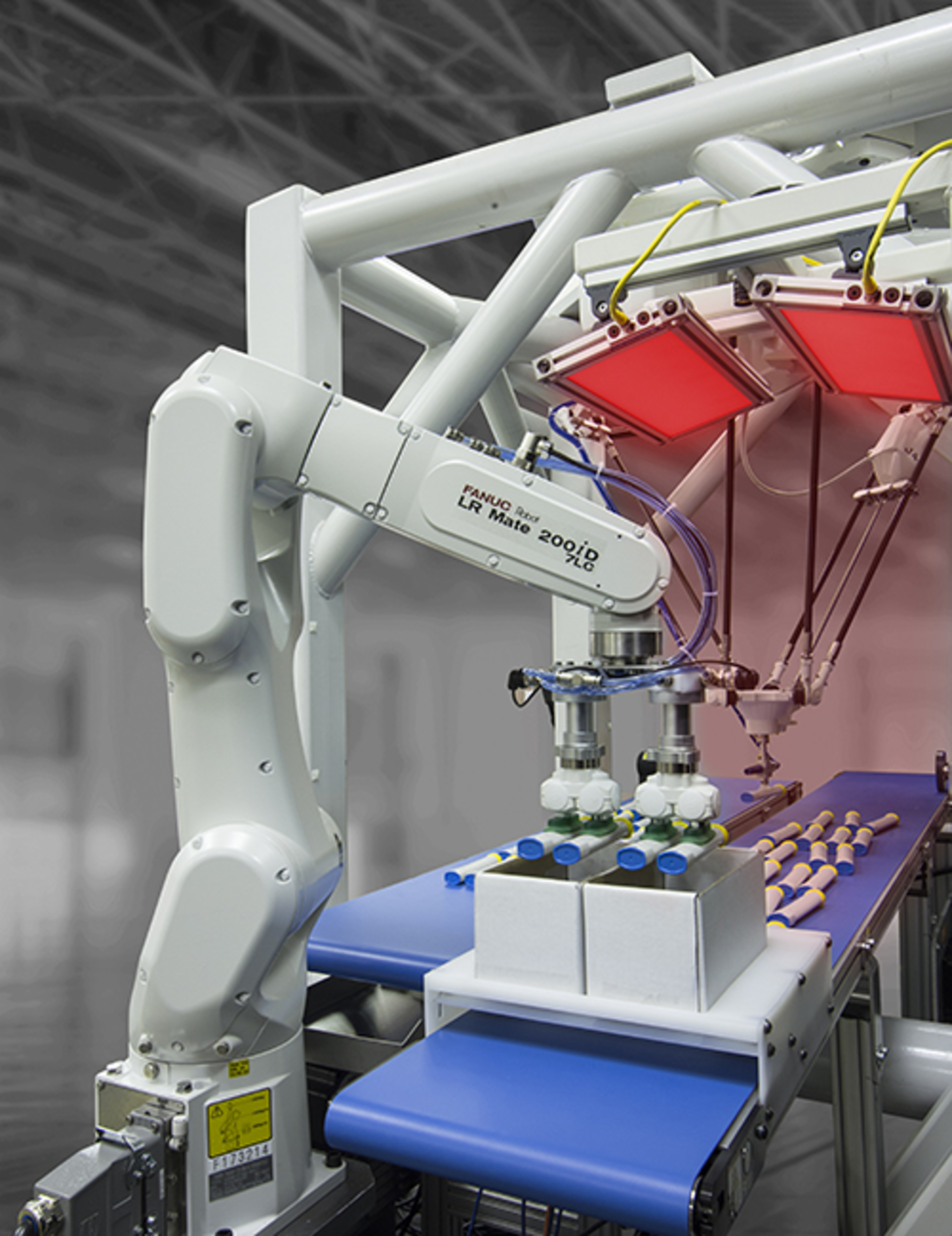A FANUC LR Mate robot packing EpiPens/Fanuc America Corp.