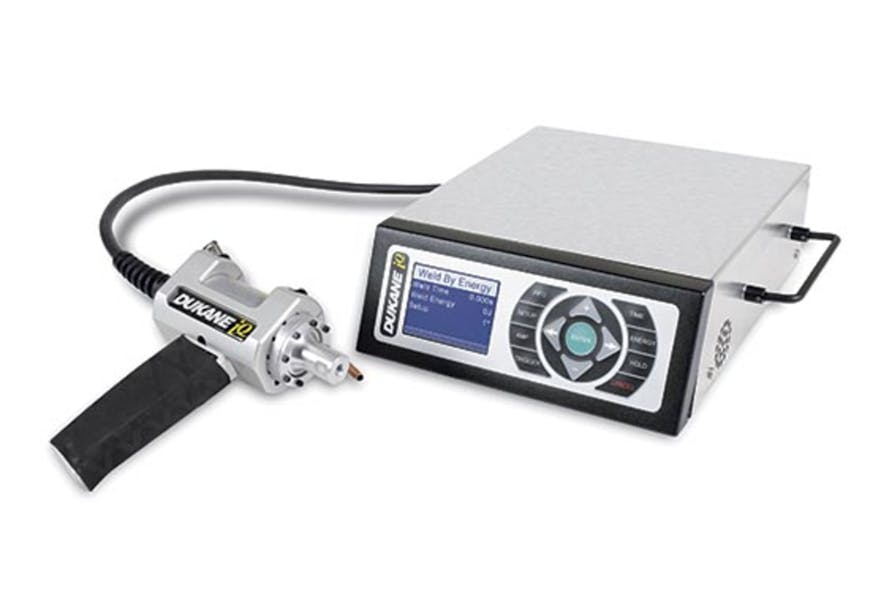 Handheld ultrasonic welder features pressure control Plastics