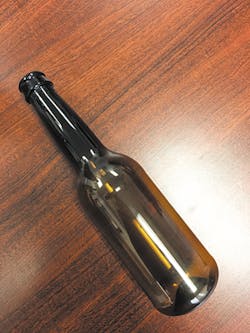 A 12-ounce long-neck blow molded bottle/Amsler Equipment Inc. A 12-ounce long-neck blow molded bottle/Amsler Equipment Inc.