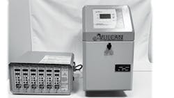 A Vulcan YK-D modular controller, left, and mold temperature controller/Vulcan Plastic Machinery