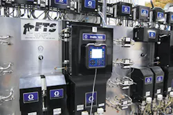 Graco ProMix PD2K systems are used by Romeo RIM for mixing custom colors./PMM Graco ProMix PD2K systems are used by Romeo RIM for mixing custom colors./PMM