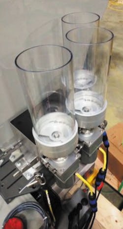 Orbetron's OBB-R retrofit package includes disc feeders that are compatible with batch blenders from most manufacturers./ Orbetron LLC Orbetron's OBB-R retrofit package includes disc feeders that are compatible with batch blenders from most manufacturers./ Orbetron LLC
