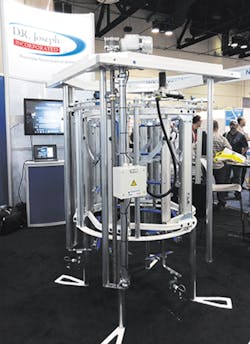 D.R. Joseph's innovative radial sizing cage system has a reduced footprint and provides more precise diameter adjustments./PMM D.R. Joseph's innovative radial sizing cage system has a reduced footprint and provides more precise diameter adjustments./PMM