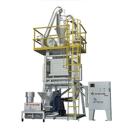 The AF H1D 500 pulverizing system requires no cooling water./ Orenda Pulverizers Inc. The AF H1D 500 pulverizing system requires no cooling water./ Orenda Pulverizers Inc.