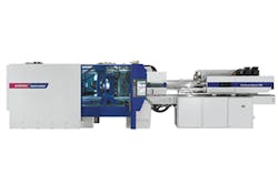 The EcoPower Xpress 400 all-electric injection molding machine from Wittmann Battenfeld/Wittmann Battenfeld Inc. The EcoPower Xpress 400 all-electric injection molding machine from Wittmann Battenfeld/Wittmann Battenfeld Inc.