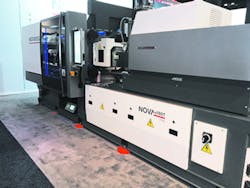 The Nova eT line from Negri Bossi features more space between the tie bars./ PMM The Nova eT line from Negri Bossi features more space between the tie bars./ PMM