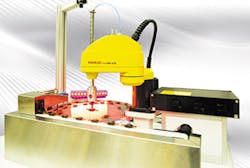 Fanuc's new SR-3iA SCARA robot/Fanuc America Corp. Fanuc's new SR-3iA SCARA robot/Fanuc America Corp.