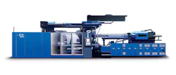 The One hybrid injection molding machine can perform under conditions of rapid pressurization resulting in a 30 percent improvement in dry-cycle speed./LS Mtron Ltd.