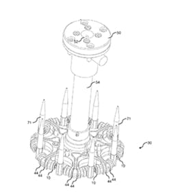A system devised by Cavaform makes it possible to mold long, straight parts that exhibit no bowing./U.S. Patent and Trademark Office A system devised by Cavaform makes it possible to mold long, straight parts that exhibit no bowing./U.S. Patent and Trademark Office