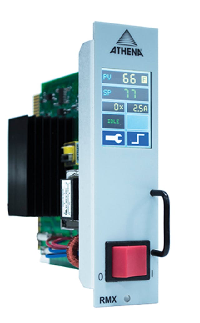 Series RMX modular, microprocessor-based, hot-runner temperature controller/Athena Controls Inc.