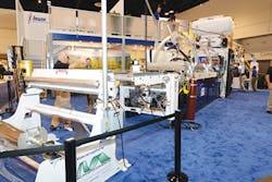 Irwin's Model 45 thermoformer and trim press debuted at NPE2018./PMM Irwin's Model 45 thermoformer and trim press debuted at NPE2018./PMM