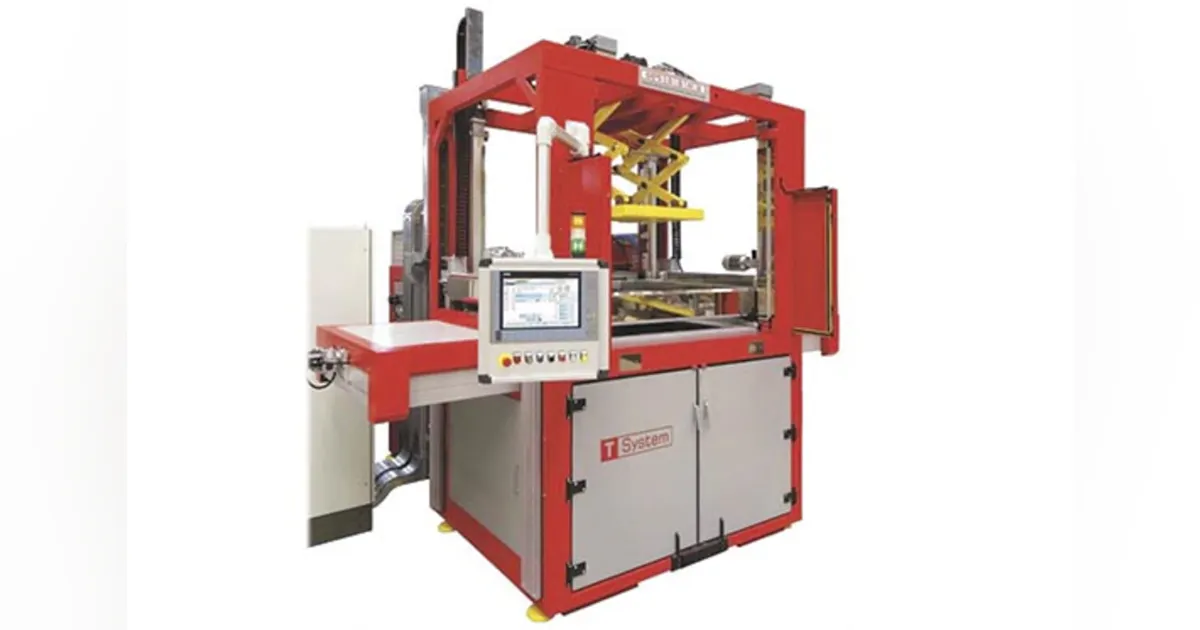 Linear Thermoformer Thermoformer gets advanced controls | Plastics Machinery Manufacturing