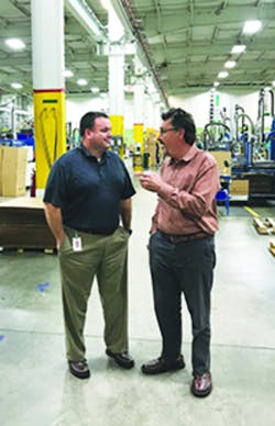 Cobra's Matt Brewer, director of operations, left, and Marty Binder, President and COO/PMM Cobra's Matt Brewer, director of operations, left, and Marty Binder, President and COO/PMM