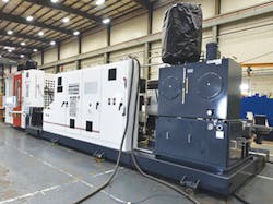 A 400-ton LPIM machine after remanufacture. During the process, the system was upgraded to 500 tons of clamping force./Milacron LLC A 400-ton LPIM machine after remanufacture. During the process, the system was upgraded to 500 tons of clamping force./Milacron LLC