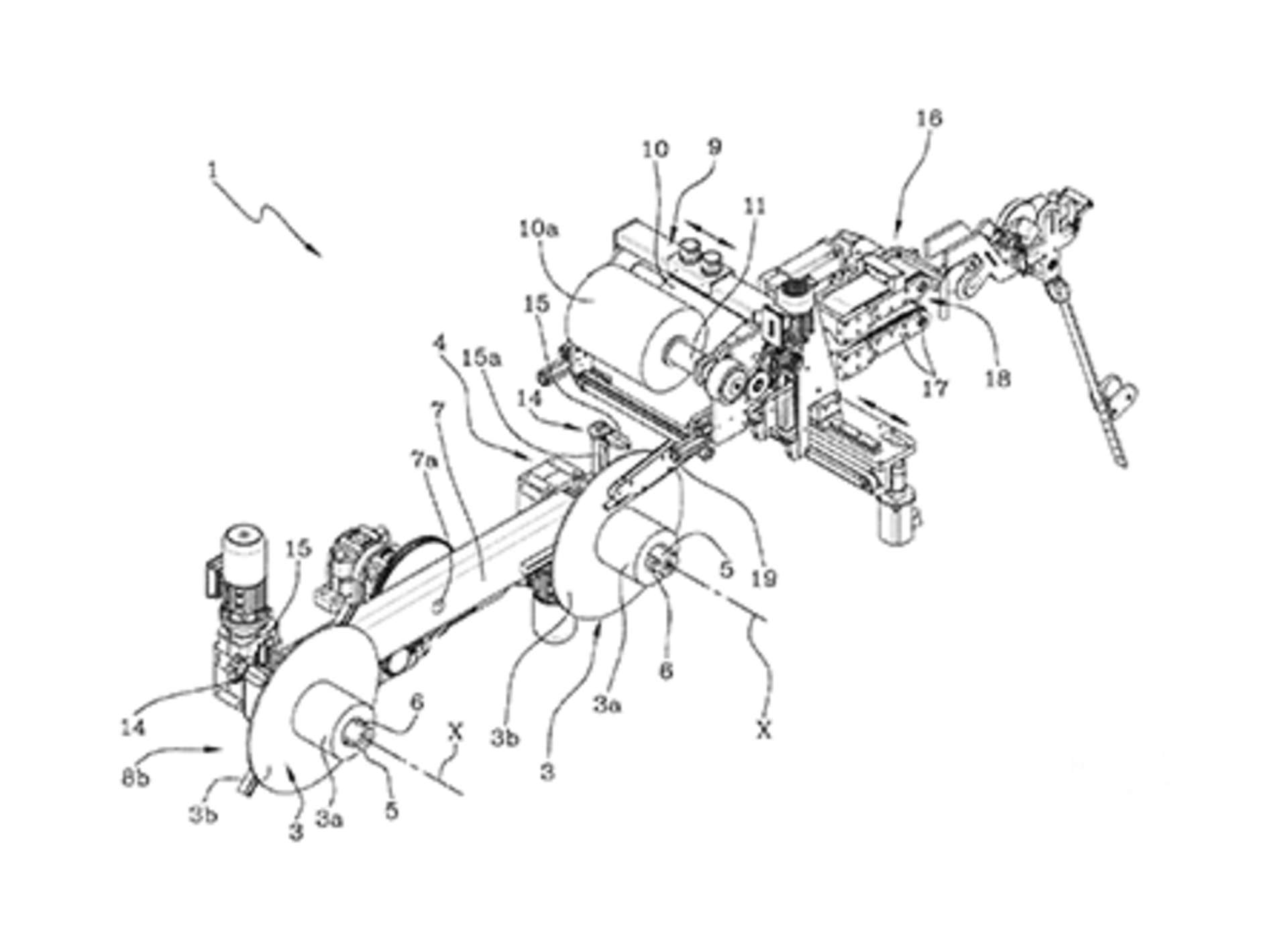 FB Balzanelli's system would automate the process for affixing a tube or flexible profile to a winding spool./U.S. Patent and Trademark Office