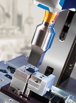 The Branson GSX-E1 ultrasonic welder/Branson Ultrasonics Corp. The Branson GSX-E1 ultrasonic welder/Branson Ultrasonics Corp.