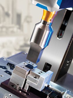 The Branson GSX-E1 ultrasonic welder/Branson Ultrasonics Corp. The Branson GSX-E1 ultrasonic welder/Branson Ultrasonics Corp.