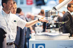 Universal Robots' new e-Series cobot is ideal for using tools to perform delicate and demanding tasks, such as polishing./Universal Robots USA Inc. Universal Robots' new e-Series cobot is ideal for using tools to perform delicate and demanding tasks, such as polishing./Universal Robots USA Inc.