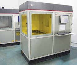 One of The Technology House's five SLA printers, from 3D Systems/PMM One of The Technology House's five SLA printers, from 3D Systems/PMM