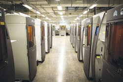 Protolabs' stable of 3-D printers includes ProJet SLA 6000 3-D printers from 3D Systems/Protolabs Protolabs' stable of 3-D printers includes ProJet SLA 6000 3-D printers from 3D Systems/Protolabs