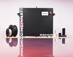 The SAAM HT 3-D printer from Cincinnati Inc. features an all-metal enclosure and frame./Cincinnati Inc. The SAAM HT 3-D printer from Cincinnati Inc. features an all-metal enclosure and frame./Cincinnati Inc.