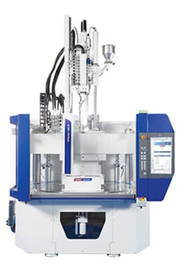 The VPower R vertical injection molding machine from Wittmann Battenfeld/Wittmann Battenfeld Inc. The VPower R vertical injection molding machine from Wittmann Battenfeld/Wittmann Battenfeld Inc.