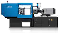 Sumitomo's IntElect S high-speed, direct-drive, all-electric injection molding machine/Sumitomo (SHI) Demag Plastics Machinery North America Inc. Sumitomo's IntElect S high-speed, direct-drive, all-electric injection molding machine/Sumitomo (SHI) Demag Plastics Machinery North America Inc.