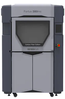 Stratasys' Fortus 380mc Carbon Fiber Edition printer/Stratasys Ltd.