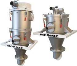 Right, Vac-U-Max&rsquo;s 3500 Signature system, standard and sanitary versions