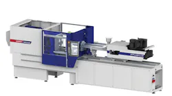 Wittmann Battenfeld’s all-electric EcoPower Xpress 160 has 180 tons of clamping force, making it the smallest of the company’s EcoPower Xpress series.