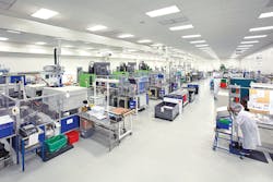 Evco MED’s 23,000-square-foot, Class 8 clean room Evco MED’s 23,000-square-foot, Class 8 clean room