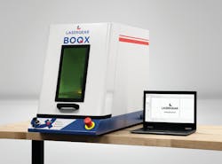 Laser Gear Boqx On Bench With Laptop Laser Gear Boqx On Bench With Laptop