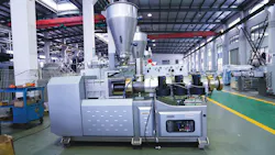 Beier America’s SJZ65/132 conical twin-screw extruder