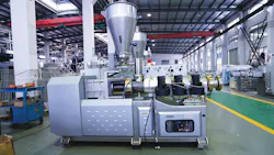 Beier America’s SJZ65/132 conical twin-screw extruder