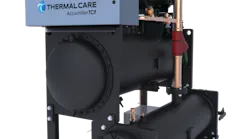 The Accuchiller TCF hybrid film evaporator chiller has 40 to 120 tons of nominal capacity.